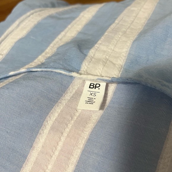 BP Striped Tie Back Blouse - Size XS. - Picture 9 of 11